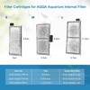 AQQA 8 Pack Aquarium Filter Cartridge Replacement Fish Tank Filter