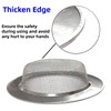 2 Pack 4.5" Kitchen Sink Drain Strainers, Stainless Steel Drain