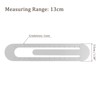 Kozelo Metric Straight Ruler - [13cm] Aluminum Scales on Both