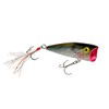 Rebel Pop-R Feathered Topwater Popper Fishing Lure, Blue Candy