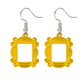 Unique Acrylic Frame Earrings Door Frame Drop Dangle Earrings Gifts for Women Sister Jewelry