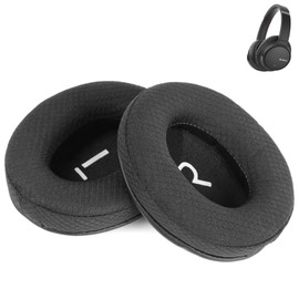 XRHTONG Atmungsaktives Ersatz-Ohrpolster kompatibel mit Sony MDR-ZX780DC/MDR-ZX770BN/WH-CH700N/WH-CH710N Kopfhörer Ohrpolster-Kissen (Atmungsaktiver Stoff/Hochwertiger Schaumstoff)