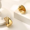 YADOCA 9Pairs Gold Clip on Earrings 14K Gold Plated Chunky