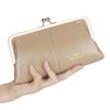 Royal Bagger RFID Kiss Lock Wallet, Solid Color Multi-card Slots