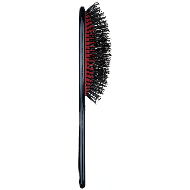 Alteste hairbrush with pure wild boar bristles, 13-row, black