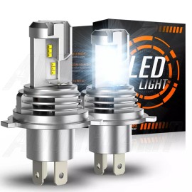 AuureLamp Ultra Bright LED headlight bulb for Polaris Xpress 400: 1996-1997 Hi-Low: USA