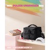 Marscamd Quilted Nail Polish Organizer Bag Holds 42 Bottles and