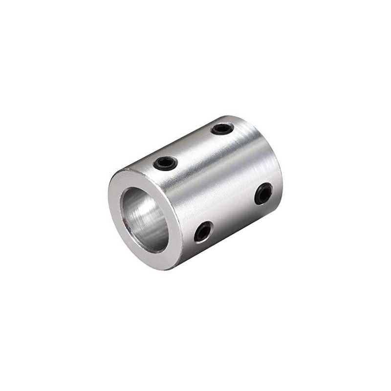 sourcing map 10mm to 12mm Bore Fixed Coupling Bolt L25XD20