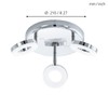Eglo 94762 Interior Light, Silver