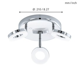 Eglo 94762 Interior Light, Silver