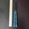 Skull Butterfly Trainer Training Dull Tool Metal knife Practice Stainless