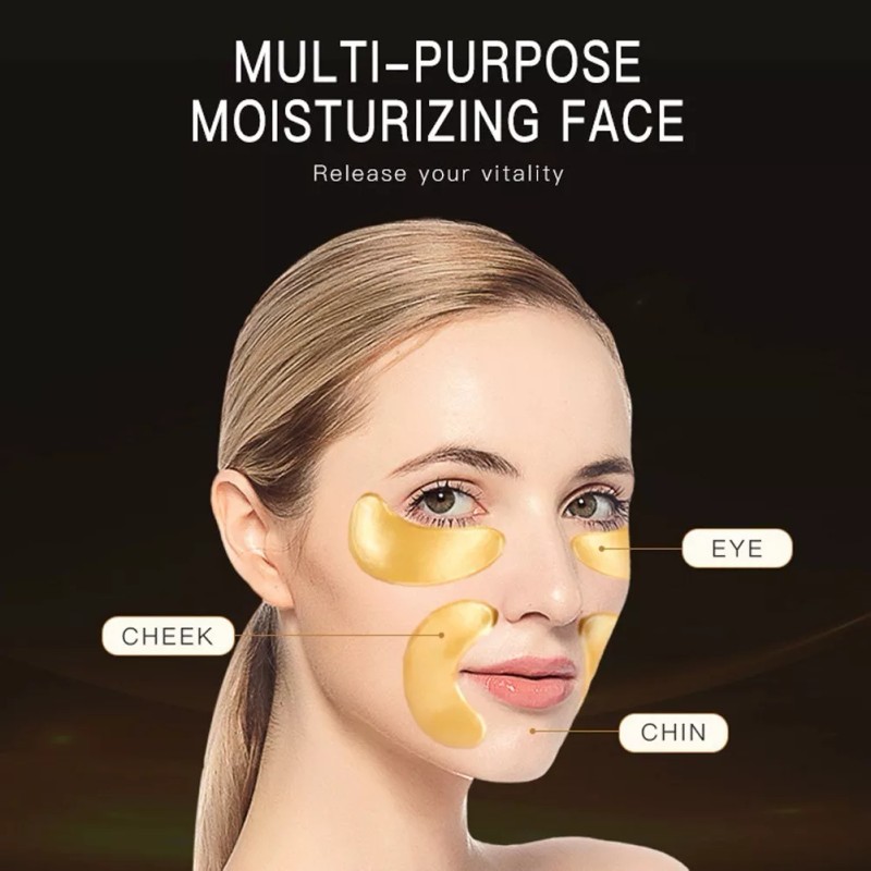 Crystal Paquete De 12 Sobres De Parches Para Ojos Colágeno