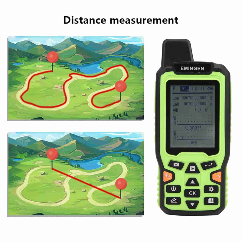 EM90 Mini Portable High Precision Handheld GPS Land Area Meter