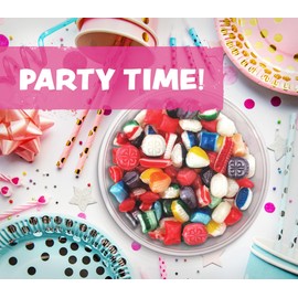 Harrisons Assorted Hard Candy Mix, 21oz | Bulk Holiday Candy in Presentable Container with Resealable Lid | Old Fashion & Nostolgic Hard Candy | Kosher