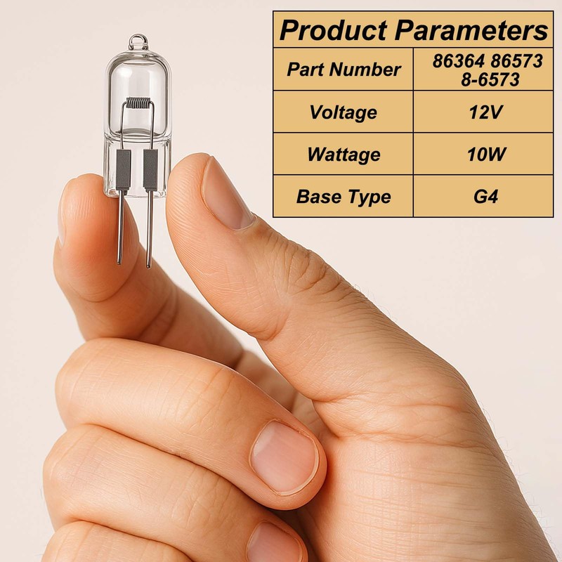 10W 12V G4 Bi-Pin Base Oven Light Bulbs for Dacor