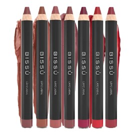 Kit Set 7 Piezas Lapiz Labial Bissú 7 Piezas