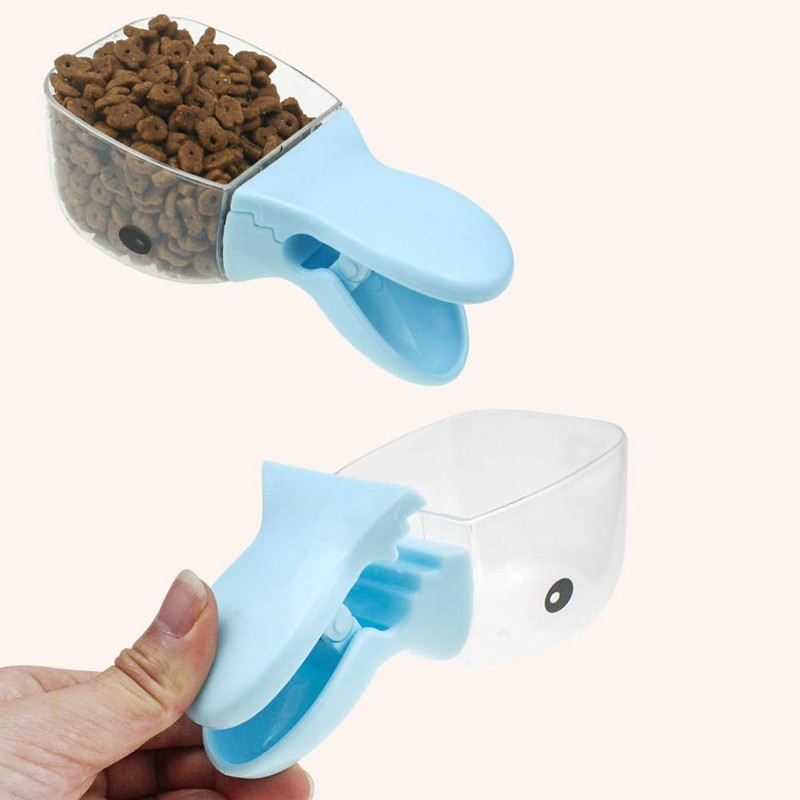 Merkts 2-in-1 Creative Duck Head Shaped Grain Shovel&Food Clip,for Sweet
