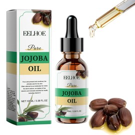 Jojobaöl Bio - Gesichtsöl Bio für Kosmetik - Jojobaöl Straffend Feuchtigkeitspflege - Feuchtigkeitsspendend Gesichtsserum für Frauen - Anti Falten Serum Gesicht - Gesichtspflege Reduzieren Fältchen