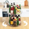 Relota Spice Rack Rotating 2 Tiers, Turntable Kitchen Organiser Small
