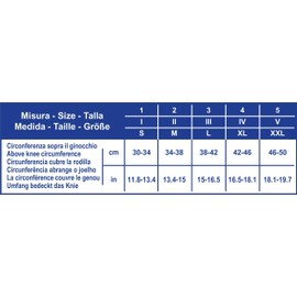 Scudotex Angora Knee Support White Size 2-1 Piece