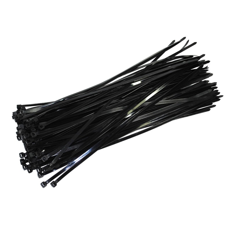 Pack of 100 Cable Ties Grey 200 mm x 4.8