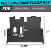 10L0L Golf Cart Floor Mat for EZGO RXV 2008-up, Full
