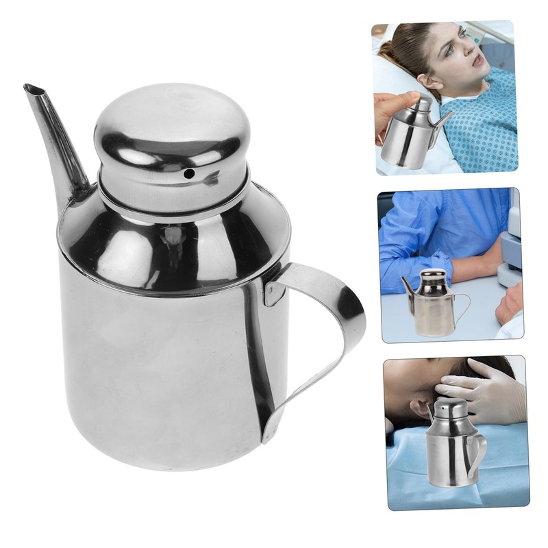 ULTECHNOVO Stainless Steel Eye Washing Pot Lid and Handle Eye