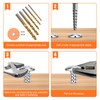 Gift for Men 10Pcs Screw Extractor Set, 40# Cr-Mo &