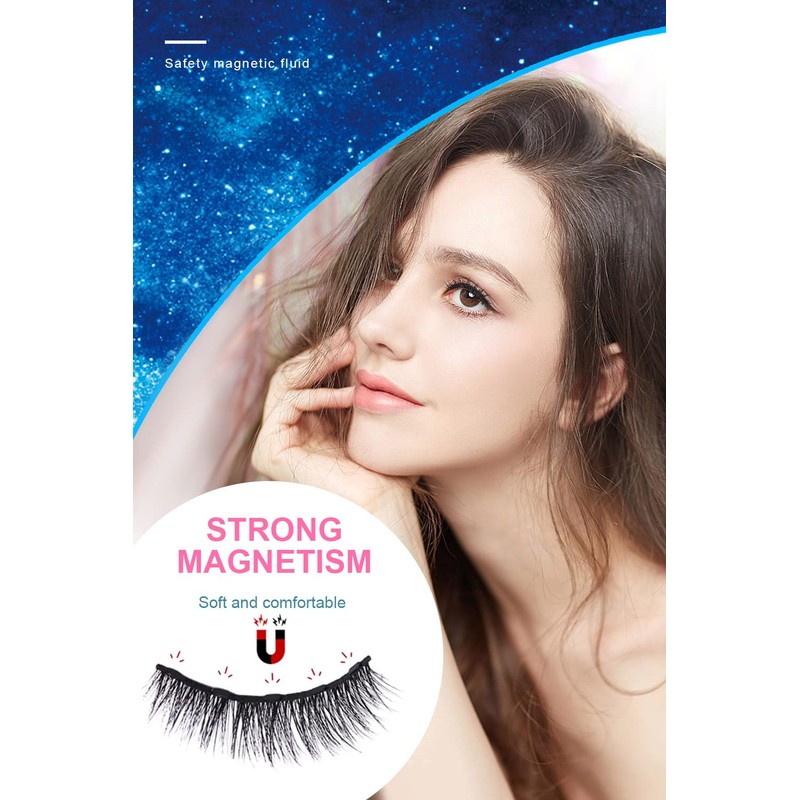 False Eyelashes Magnetic Natural Ultra Light and Easy to Apply
