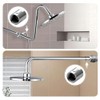 OFFO Shower Pipe Fitting, Brass Converter Adapter, G1/2 x G1/2