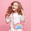 PinkSheep Toddler Purse for Girls Gifts Rainbow PurseToddler Crossbody Kids