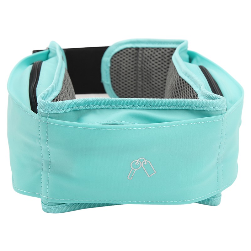 Running Waist Bag Multi Independent Pockets Elastic Breathable Thin Light