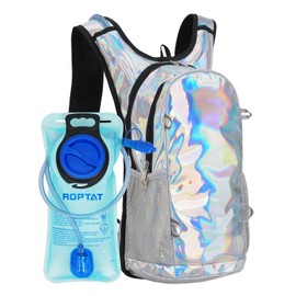 Roptat Hydration Backpack Pack with 2L Hydration Bladder - Lightweight Water Backpack Water Pouch for Women Men Running Riding Biking Music Festival