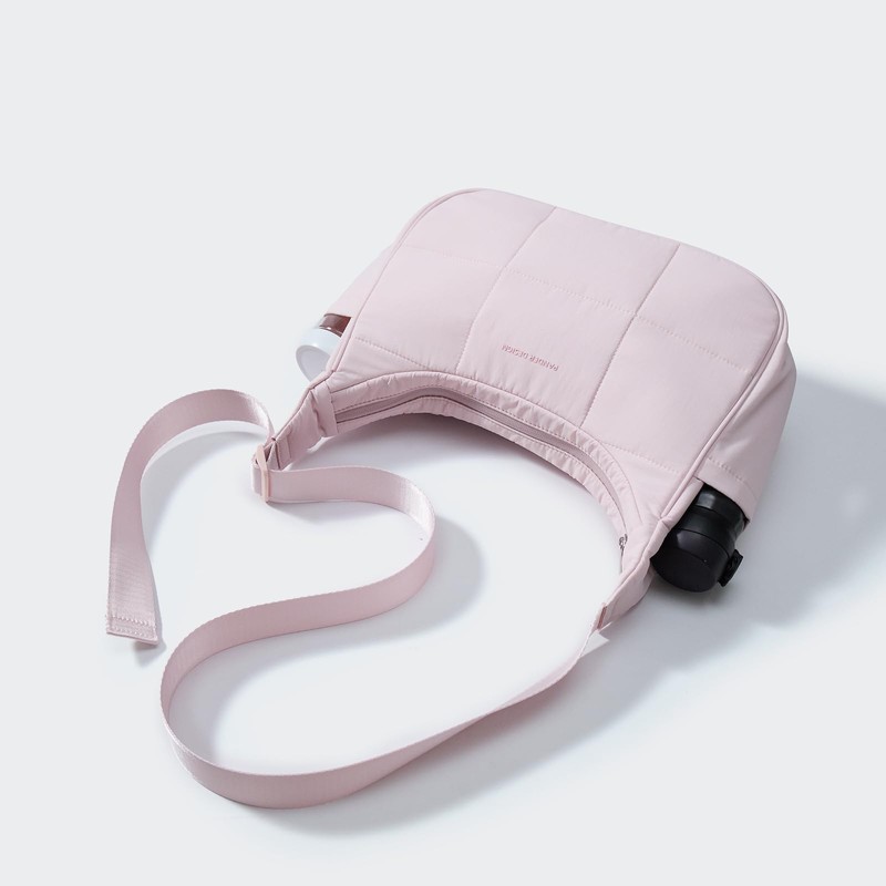 Pander Nylon Crescent Shoulder Bag, Medium Sling Crossbody with Adjustable