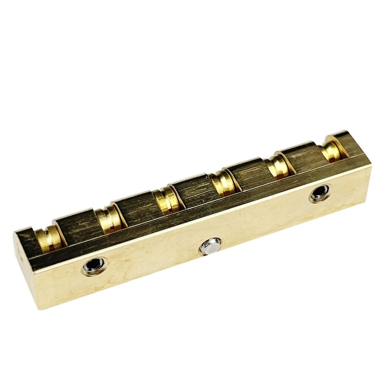 Kaynes 43mm Height Adjustable Brass Roller Guitar Nut Replacement for