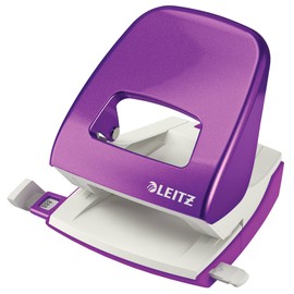 Leitz NeXXt 50082001 Hole Punch for up to 30 Sheets Metal Violet Metallic