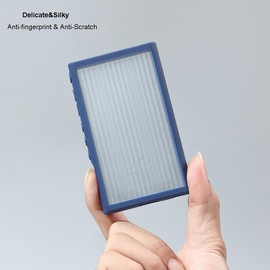 Upgrated Flexible Shockproof Textured Skin Feel Protective Shell Case Cover for Sony Walkman NW-A300 Series NW-A306 NW-A307 (Blue)