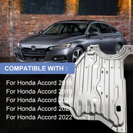 MOVIRUI Engine Splash Guard Shield Under Fit for Honda Accord 2018 2019 2020 2021 2022 Engine Shield Cover Aluminum Engine Case Guard Replace 74116-TVA-A00 74116TVAA00