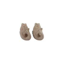 Gift Company Monsieur Carafon 1096601029 Salt and Pepper Shaker Set 2-Piece Stoneware Sandstone 9 cm