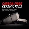 Power Stop Front K8205 Z23 Carbon-Fiber Ceramic Brake Pads and