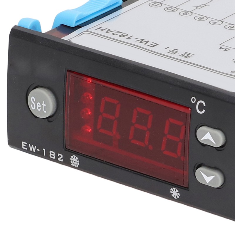 Digital Temperature Controller Dual Sense Line Temperature Defrost Sensor Thermostat
