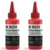 3X Red Stamp Ink Refill by BCH - Premium Grade