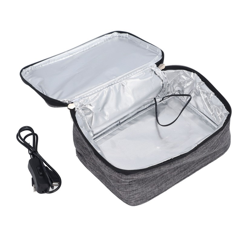 Lunch Bag Portable Oven Multifunctional Waterproof USB Powered Heated Food
