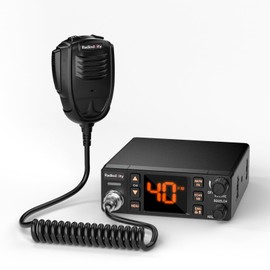 Radioddity CB-606 PRO CB Radio, AM/FM/PA Mobile Transceiver with 4W Power Output, 2.2’’ Amber Color Display, Instant Emergency Channel 9/19, VOX, NB/ASQ/SQ, Advanced Cooling Structure