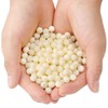 1000 bolas redondas de acrílico beige liso de 6 mm,