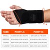 Ergodyne ProFlex 4005 Wrist Brace, Splint Open Stay for Structured