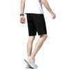 Tansozer Men’s Sport Shorts with Zip - Black , size: