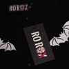 Ro Rox Marya Gothic Batwing Embroidery Goth Knit Long Sleeve