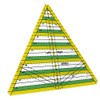 VViViD Yellow & Green 60 Degree Equilateral Triangle Quilting Template