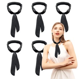 Cooling Neck Wrap – Ice Crystal Cooling Towel for Fast Cooling Relief, 5-Pack for Outdoor Activities, Camping, Running, Gym, Beach Travel (5PCS-Pure-Black)